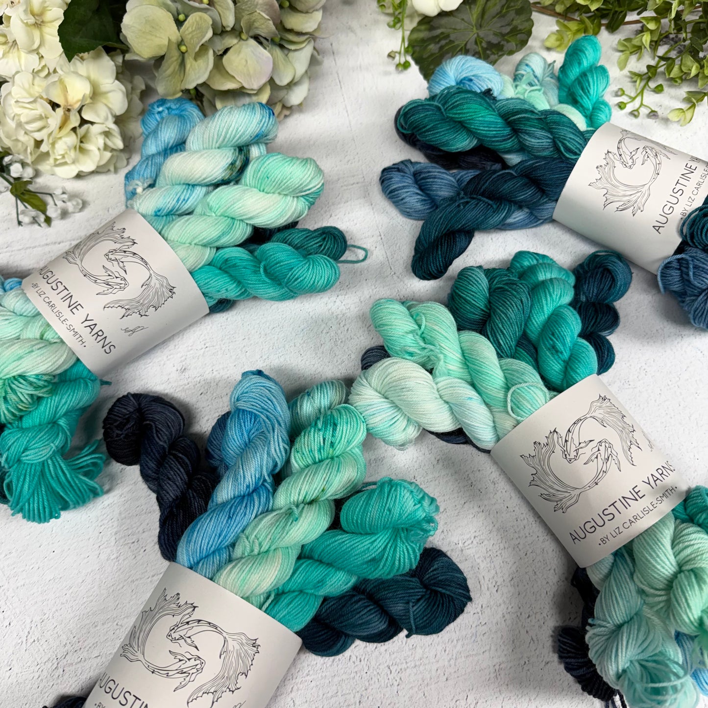 winter’s night fade minis set~ pristine sock 🌙