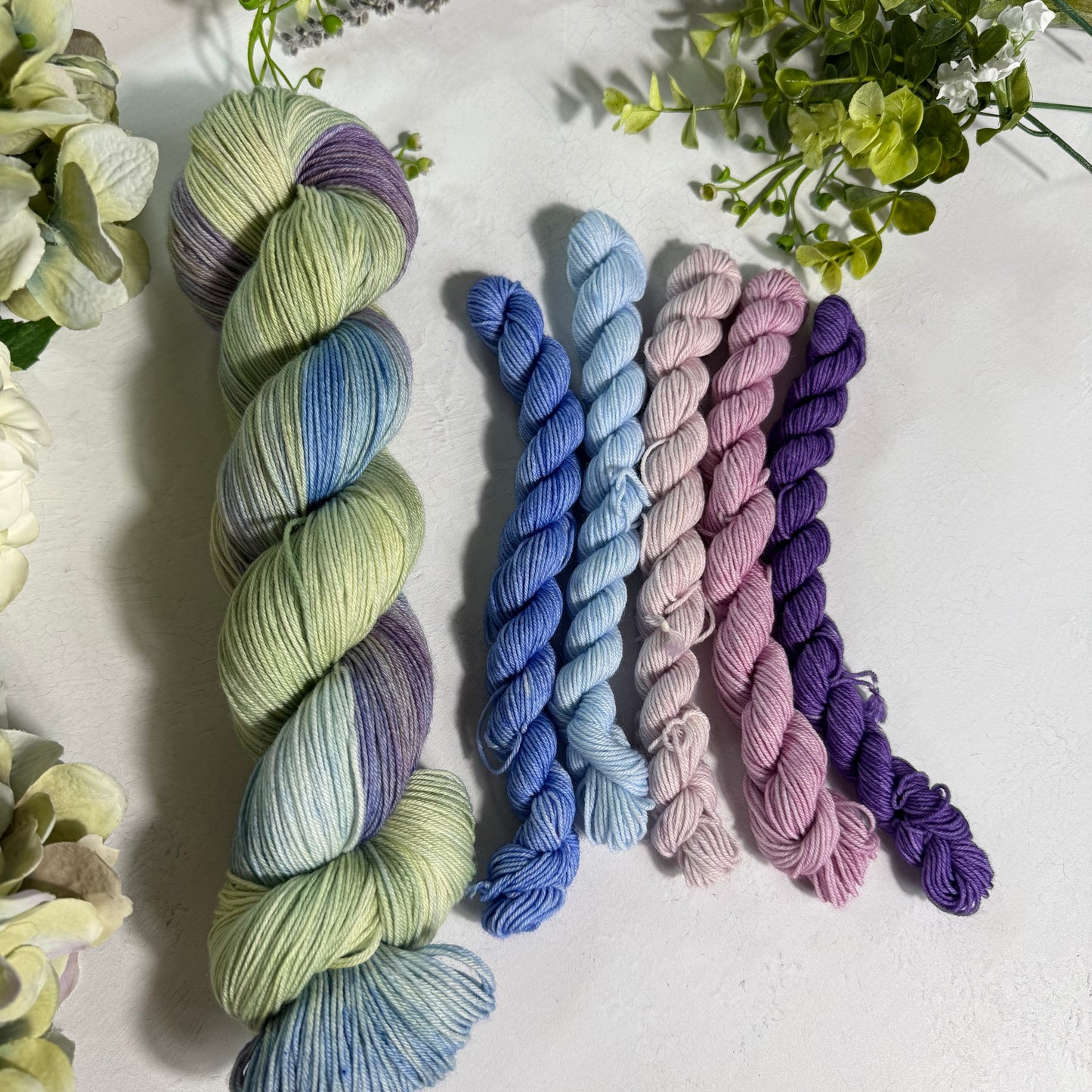 Waterlily+5 10g mini Pristine Sock Color Set 🌸
