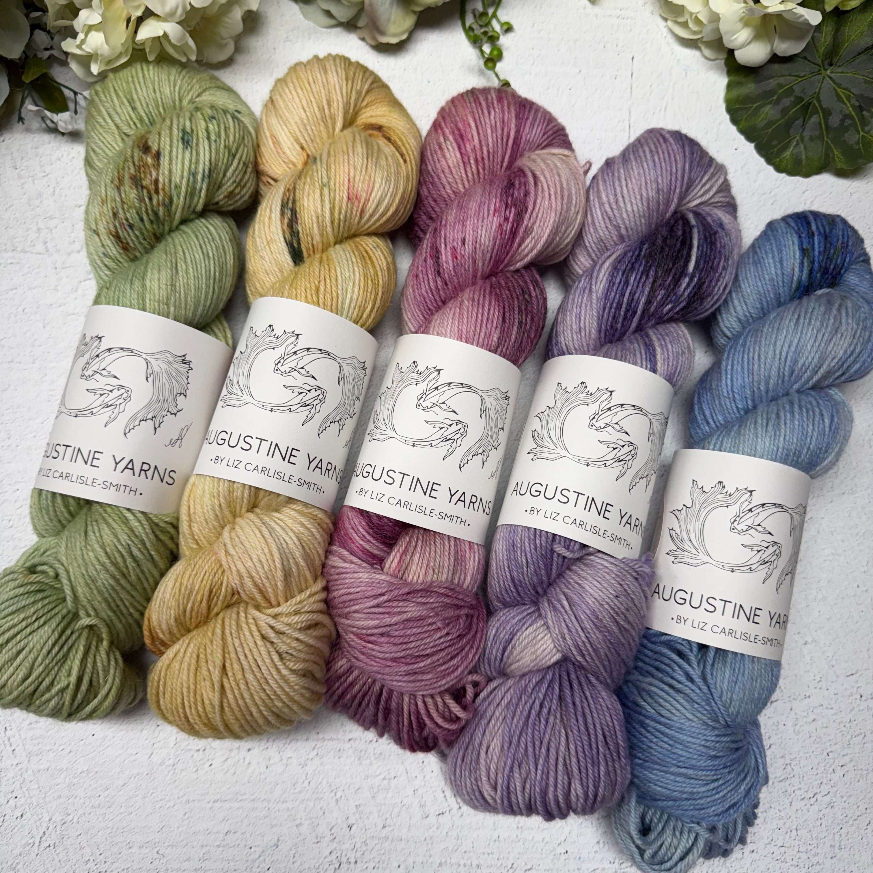 butterfly season fade~ merino cotton linen DK 🦋