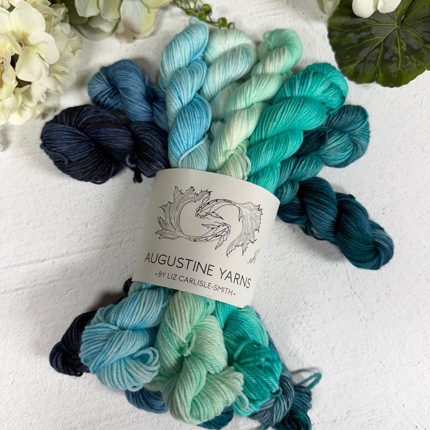 winter’s night fade minis set~ signature soft sock