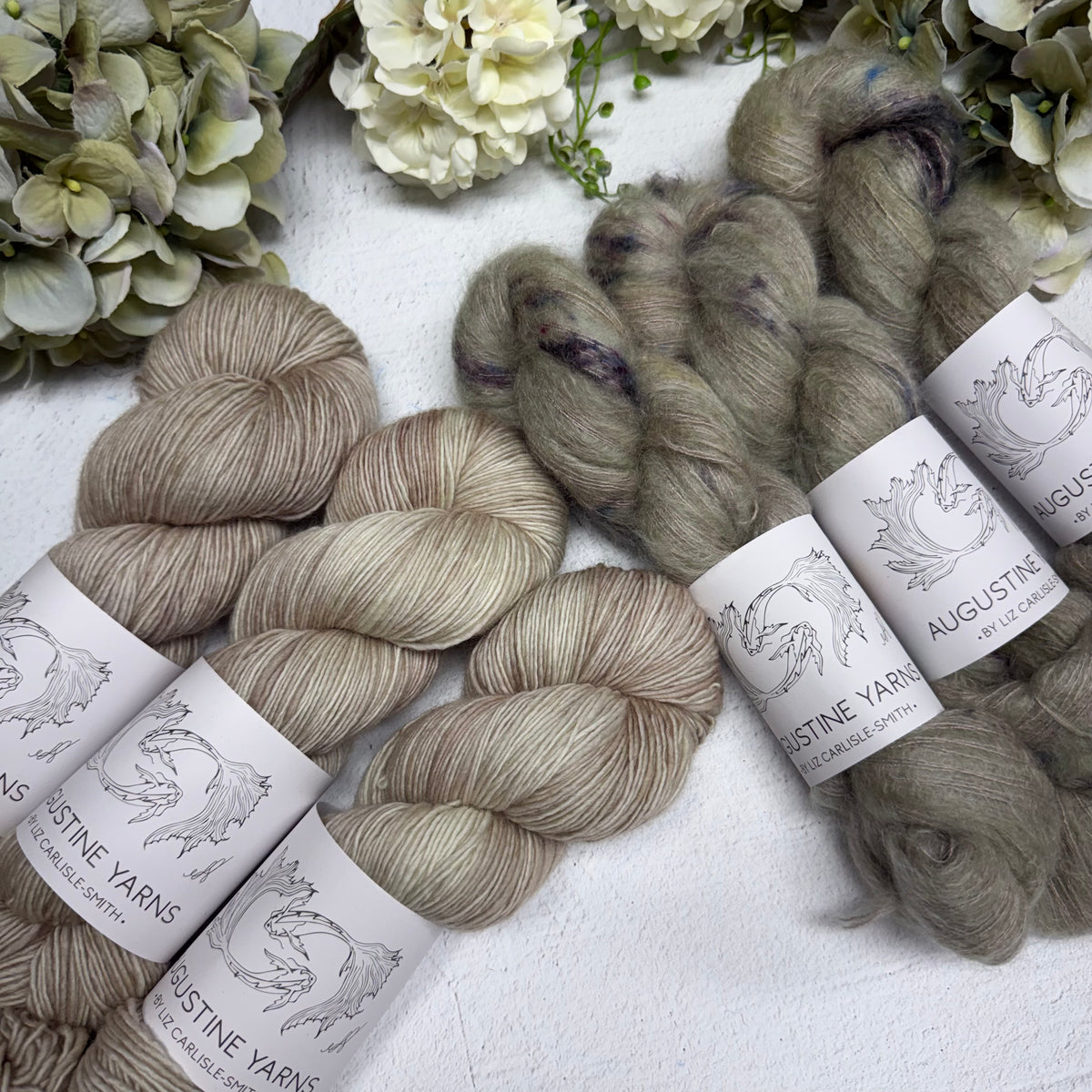 IN STOCK! 3 of each soft singles and superkid mohair~ soft hazel+whispers in the autumn wind
