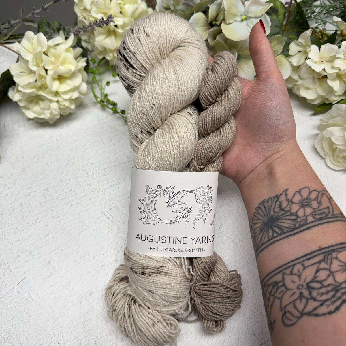 IN STOCK! speckled sandstone+ misty moonstone pristine sock set!