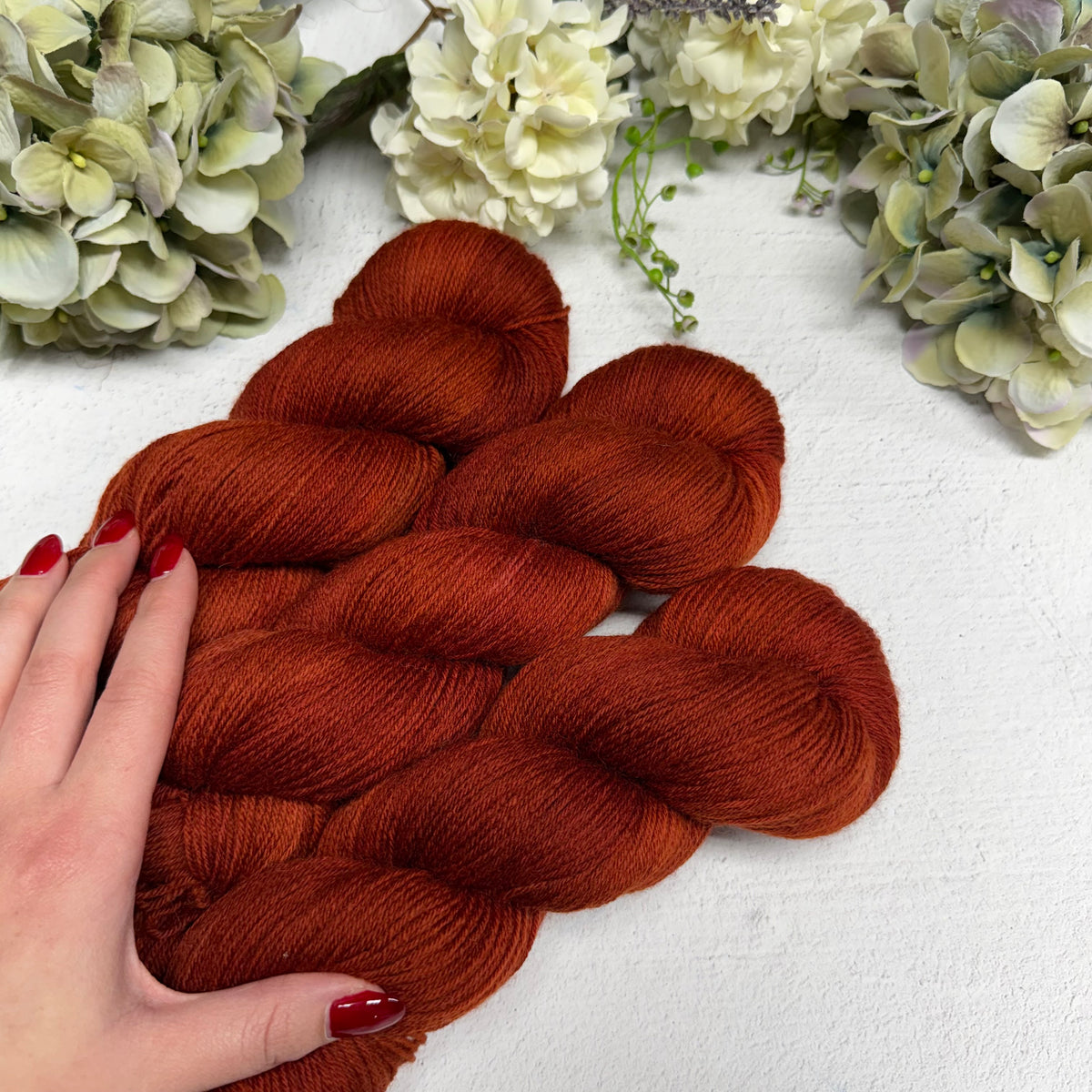 IN STOCK! set of 3 nsw highland fingering~ deep garnet