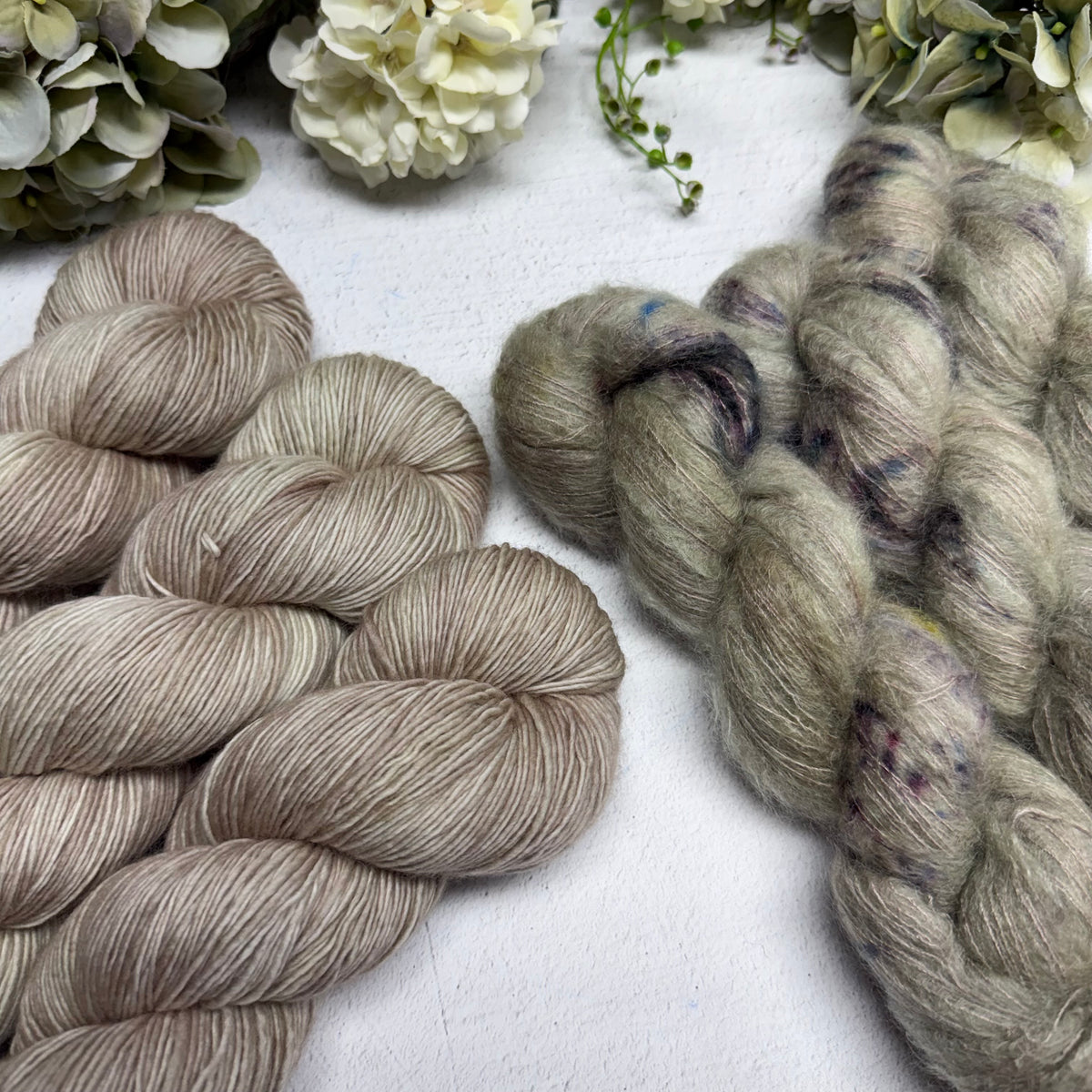 IN STOCK! 3 of each soft singles and superkid mohair~ soft hazel+whispers in the autumn wind