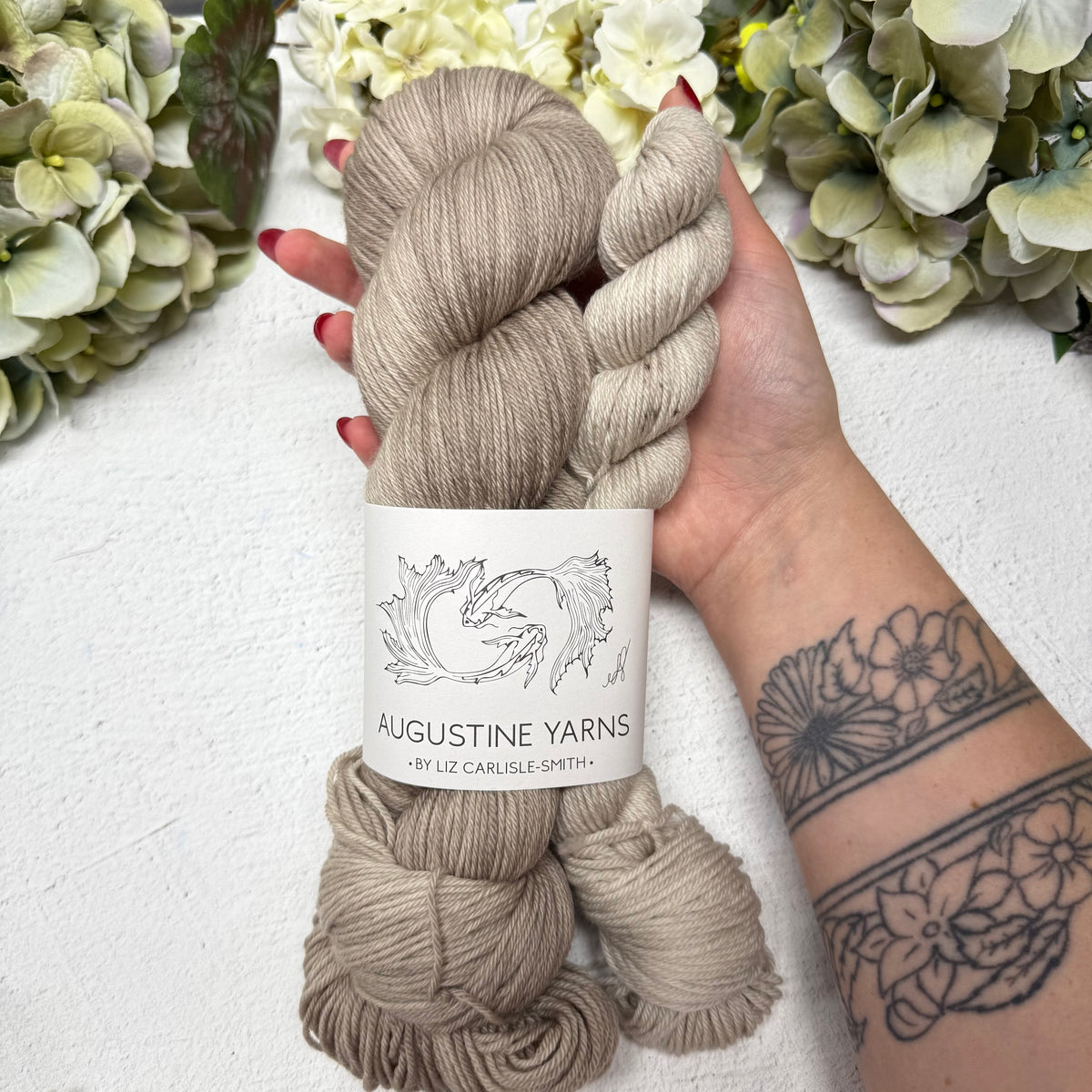 IN STOCK! misty moonstone+ speckled sandstone cashmere sock set!
