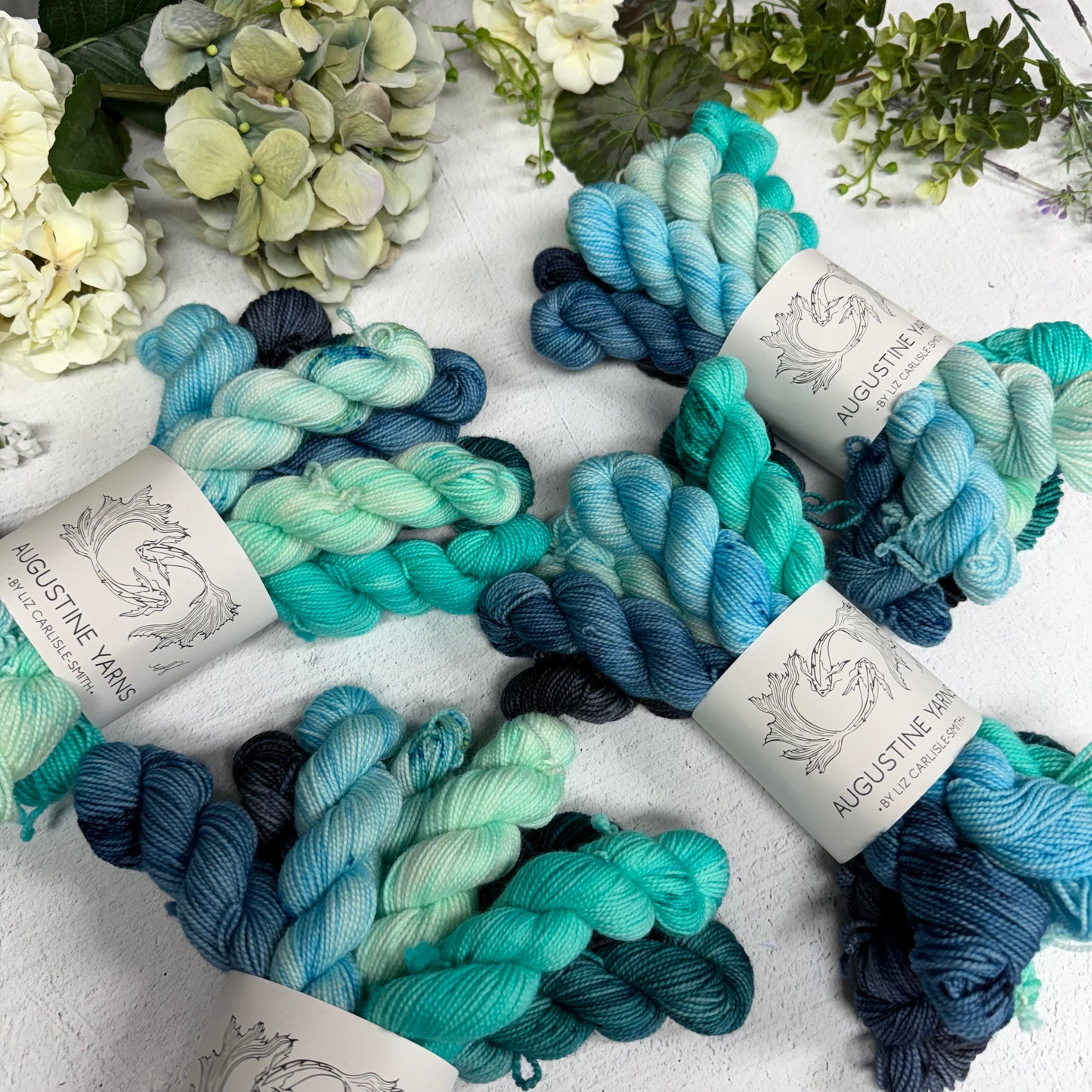 winter’s night fade minis set~ high twist 🌙