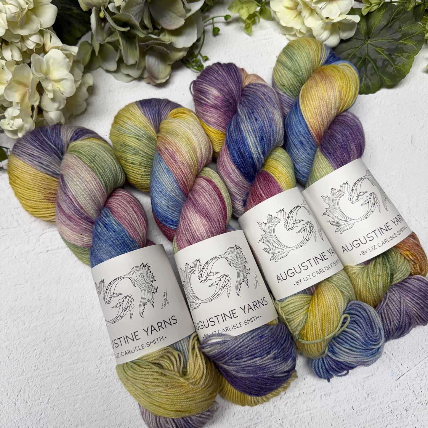 butterfly season merino cotton linen set of 4 🌈