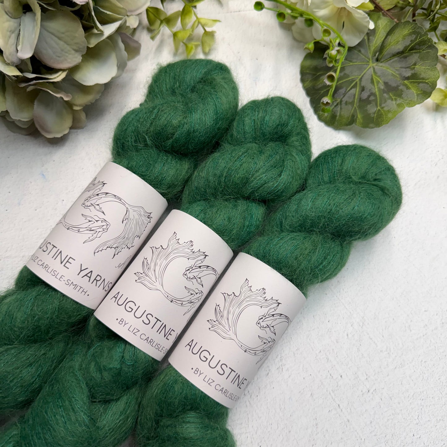 viridian on suri silk~ set of 3